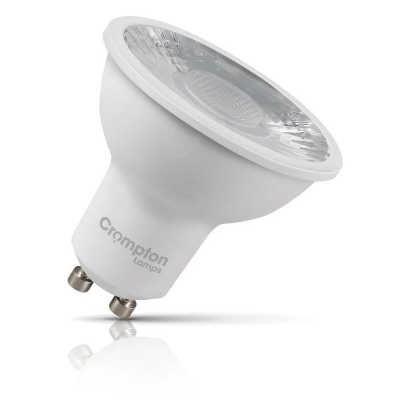 Image of Crompton LED GU10 Spotlight Bulb 3.5W Dimmable Warm White 2700K Halogen Replacement