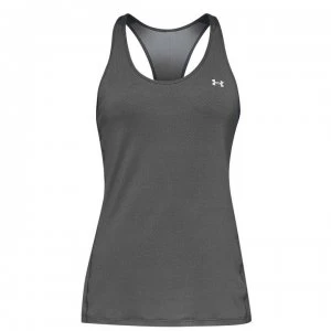 Image of Urban Armor Gear HeatGear Racer Tank Top Ladies - Pitch Gray Light Heather