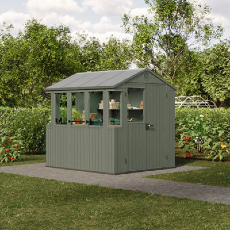 Image of Keter Potting Shed Green 6ft 3" x 8ft, Green 261899