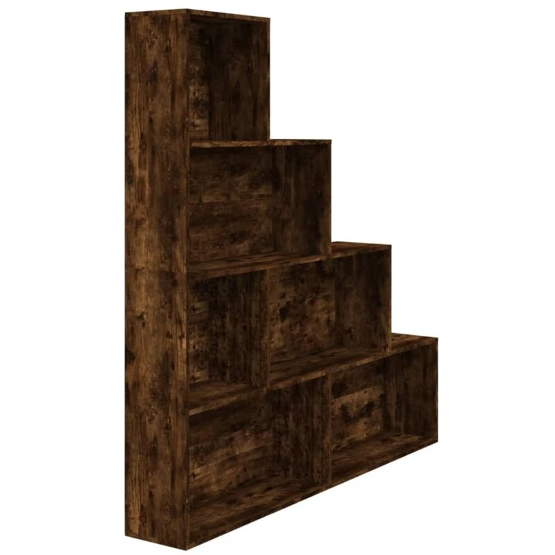 Image of VIDAXL Book Cabinet Smoked Oak 155x24x160cm Vidaxl 8720286954096