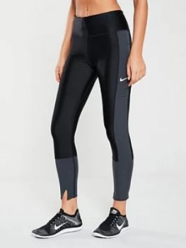 Image of Nike Run Speed Rebel Legging - Black, Size Xxl, Women