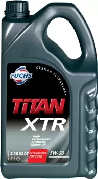 Image of FUCHS TITAN XTR PERFORMANCE 5W-30 SYNTHETIC ENGINE OIL 5 LITRE