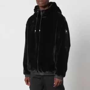 Image of Moose Knuckles Borden Bunny Reversible Faux Fur Hoodie - M