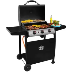 Image of Dellonda - DG14 Gas bbq Grill 600 x 420mm (Black/Stainless Steel)