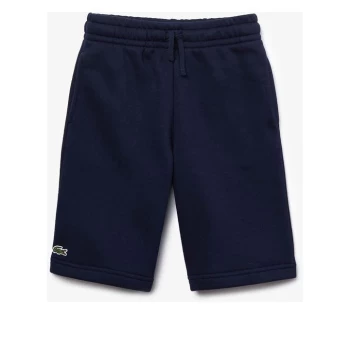 Image of Lacoste Basic Fleece Shorts - Blue