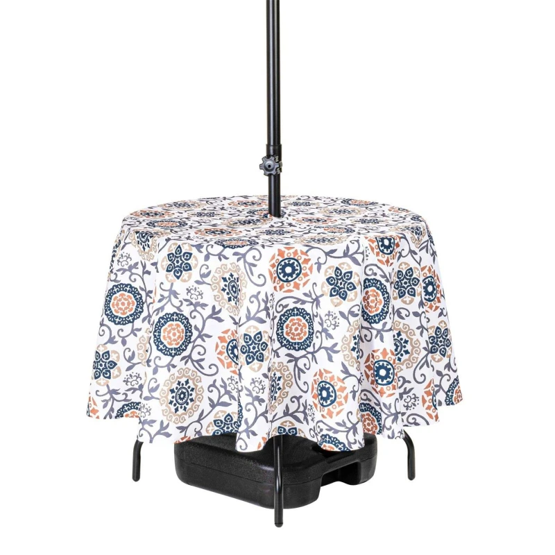 Image of Alan Symonds Athens Tablecloth 180cm Diameter Round Beige unisex 180cm Roun