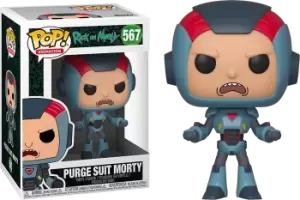 Image of Rick and Morty Morty in Purge Suit Pop! Vinyl Figure