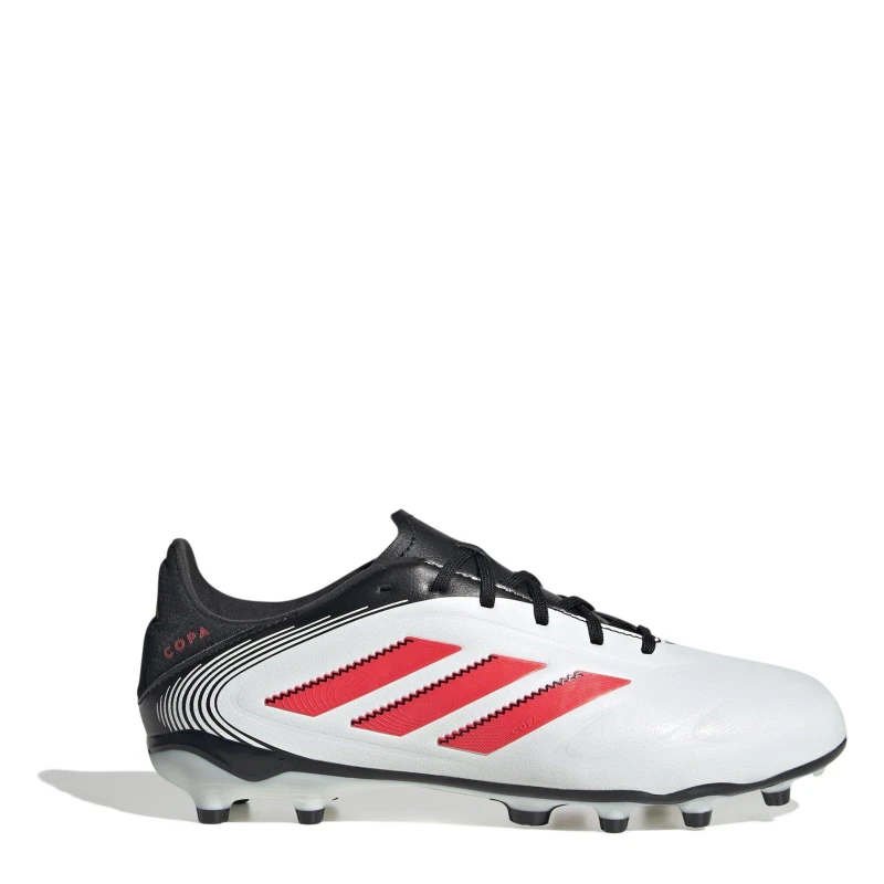 Image of adidas Copa Pure 3 League Juniors Firm Ground Football Boots White/Red male 3 (35.5)