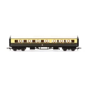 Image of Hornby GWR Collett 'Bow Ended' Corridor Composite (L/H) 6528 Era 3 Model Train