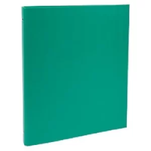 Image of Ring Binder PP A4 4O Rings 15mm, S20mm, Green, Pack of 20
