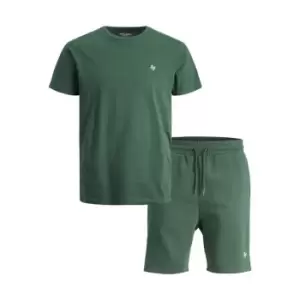 Image of Jack and Jones T Shirt Short Set Mens - Green