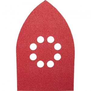 Image of Bosch Punched Hook and Loop Multi Sanding Sheets 100mm x 170mm Assorted Pack of 5
