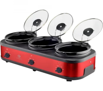 Image of GOURMET GTSC15RE Slow Cooker - Red, Red