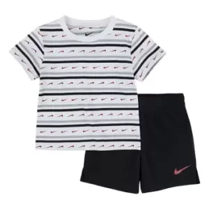 Image of Nike Swsh Short Set Bb99 - Black