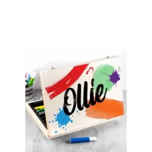 Image of Personalised Colour Splash Childrens Colouring Set