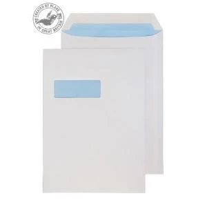 Image of Blake Purely Everyday C4 120gm2 Gummed Window Pocket Envelopes White