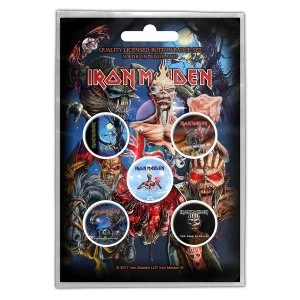Image of Iron Maiden - Later Albums Button Badge Pack