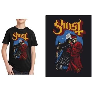 Image of Ghost - Advanced Pied Piper Kids 5 - 6 Years T-Shirt - Black