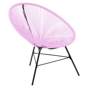Image of Charles Bentley Retro Lounge Chair - Pastel Lilac