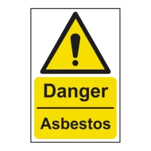 Image of Danger Asbestos - RPVC (200 x 300mm)