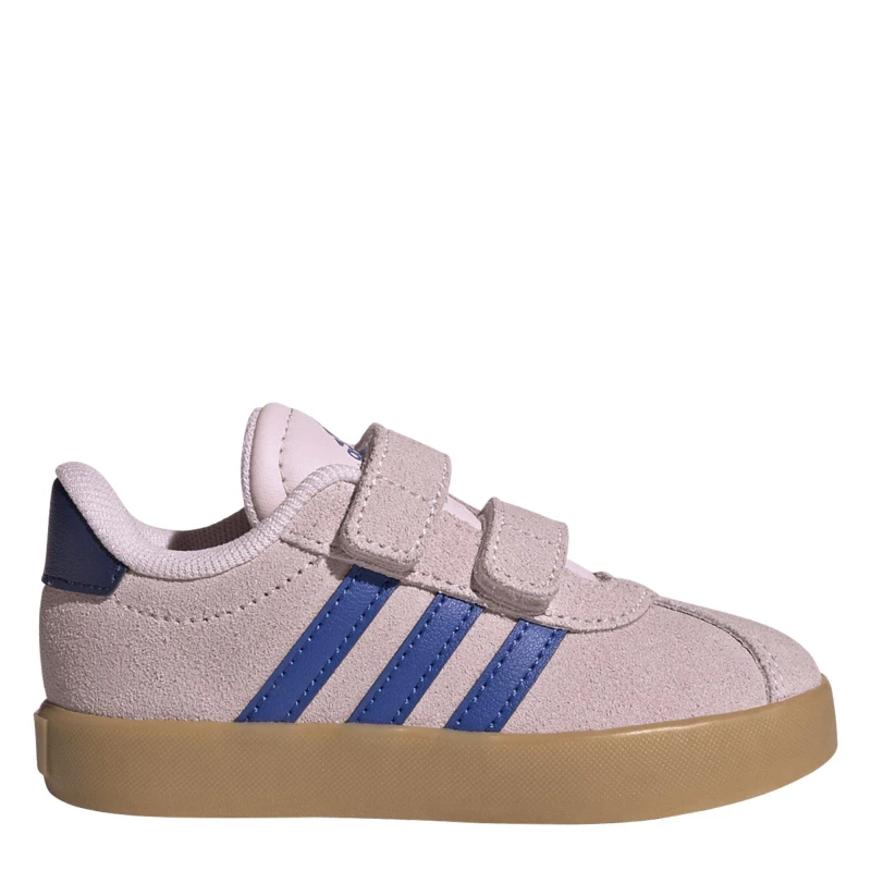 Image of adidas VL Court 3.0 Shoes Infants Pink/Blue/Gum female C9 (27)