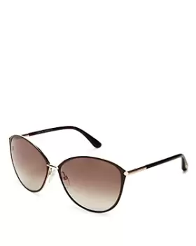 Image of Tom Ford Womens Penelope Oversized Sunglasses, 59mm