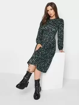 Image of PixieGirl Petite Animal Spot Dress, Black, Size 10, Women