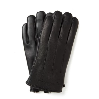 Image of Dune London Nipsey Leather Gloves - Black - 484