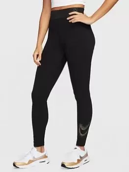 Image of Nike NSW Stardust Legging - Black, Size XS, Women