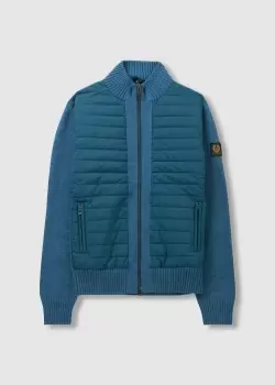 Image of Belstaff Mens Kingston Full Zip In Legion Blue