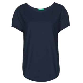Image of Benetton FOLLIA womens T shirt in Blue - Sizes S,M,L,XS