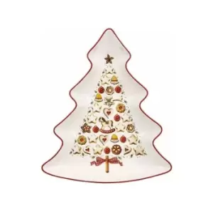 Image of Villeroy & Boch Bowl, Porcelain, Multi-Colour, 26.5 x 0.1 x 0.1 cm, Christmas Theme, Large