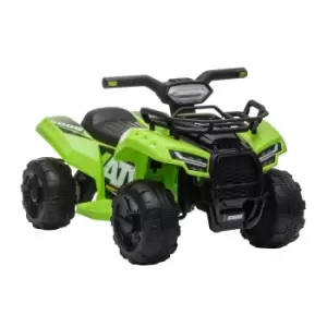 Image of Reiten Kids Ride-on Four Wheeler ATV Car with Real Working Headlights - Green