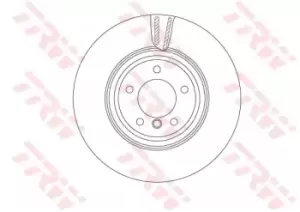 Image of TRW Brake disc DF4775S Brake rotor,Brake discs BMW,3 Touring (E91),3 Limousine (E90),3 Coupe (E92),X1 (E84),3 Cabrio (E93)