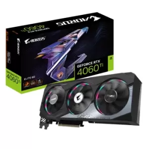 Image of Gigabyte AORUS GeForce RTX 4060 Ti ELITE 8G NVIDIA 8GB GDDR6