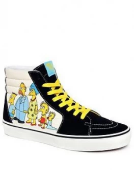 Image of Vans The Simpsons SK8-Hi - Multi, Size 3, Men