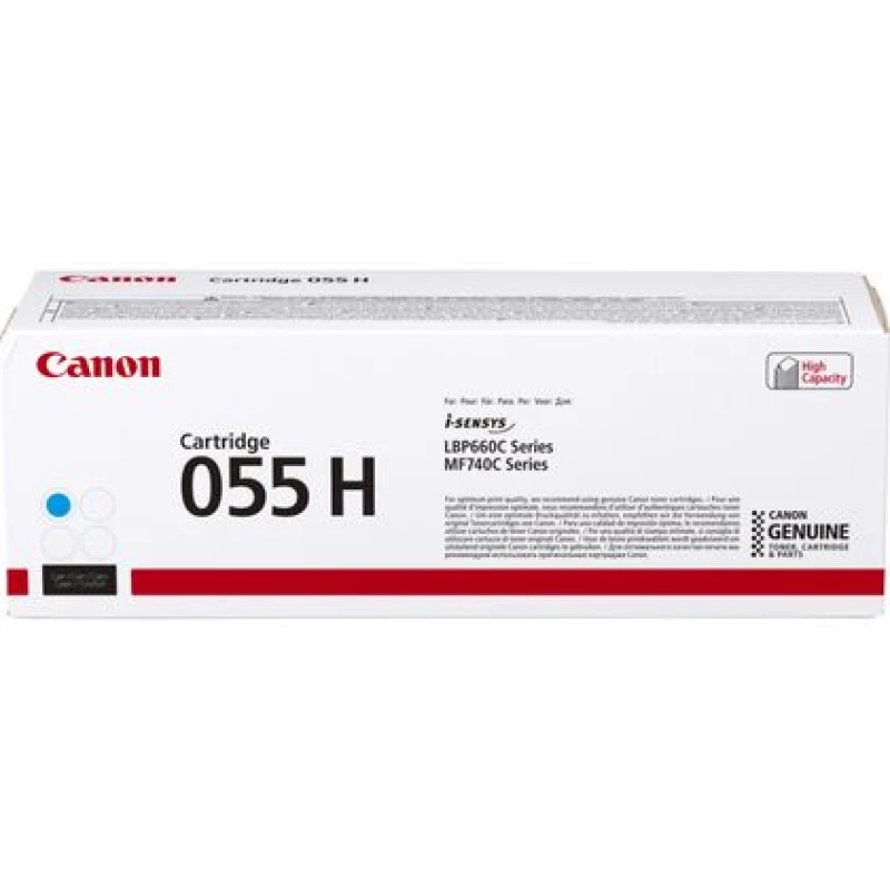Image of Canon 3019C004/055H Toner cartridge cyan Contract. 5.9K pages for Cano