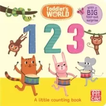 Image of Toddler's World: 123 : A little counting board book with a fold-out surprise