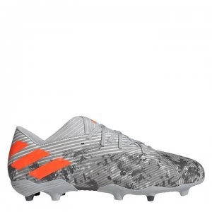 Image of adidas Nemeziz 19.2 Football Boots Firm Ground - Grey/Orange