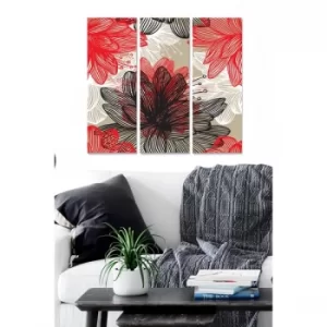 Image of MDF40461659 Multicolor Decorative MDF Painting (3 Pieces)
