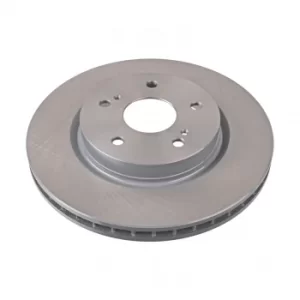 Image of Pair of Brake Discs 28442 by Febi Bilstein Front Axle