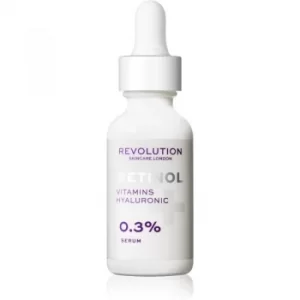Image of Revolution Skincare Retinol 0.3% Anti-Wrinkle Retinol Serum with Hyaluronic Acid 30ml