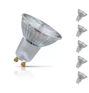 Image of Osram GU10 Spotlight LED Bulb Dimmable 4.5W (50W Eqv) Warm White 5-Pack