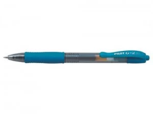 Image of Pilot G207 Gel Retractable 0.7 Light Blue PK12