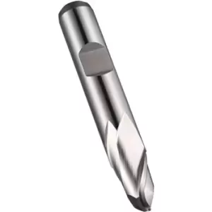 Image of C500 2.00MM HSS-E 2 Flute Flatted Shank Ball Nosed Slot Drill DIN 327 D