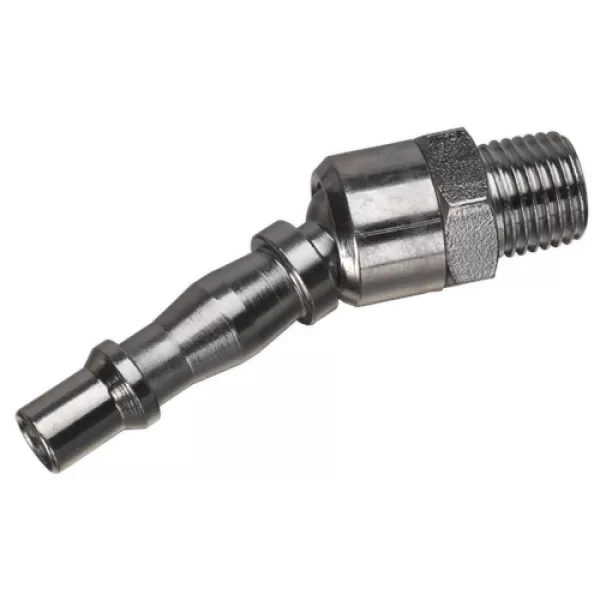 Image of Genuine SEALEY ACX90 Screwed Swivel Adaptor Male 1/4BSPT