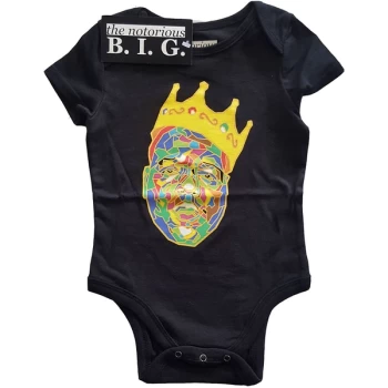 Image of Biggie Smalls - Crown Kids 12 Months Babywear - Black