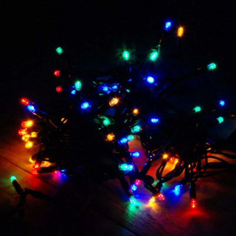 Image of Samuel Alexander 9.9M (100 Led) Snowtime Multi Coloured Connectable Lights With 3M Lead Wire