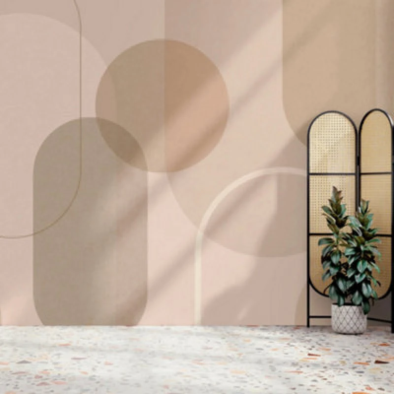 Image of Art For The Home Arched Geo Muted Neutral Print To Order Fixed Size Mural