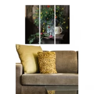 Image of MDF244974556 Multicolor Decorative MDF Painting (3 Pieces)